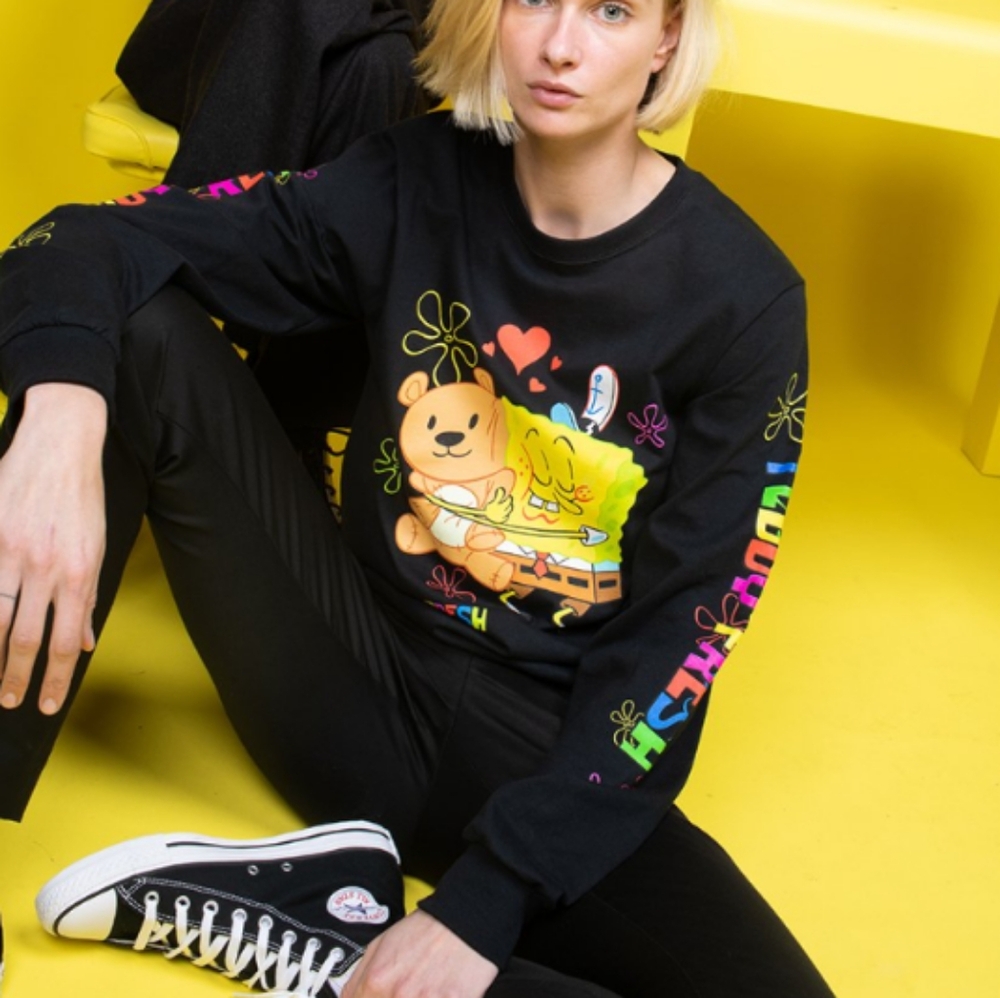 Teddy Fresh X SpongeBob Long Sleeve Tee